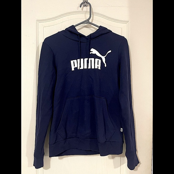 PUMA blue comfortable hoodie - Picture 1 of 1